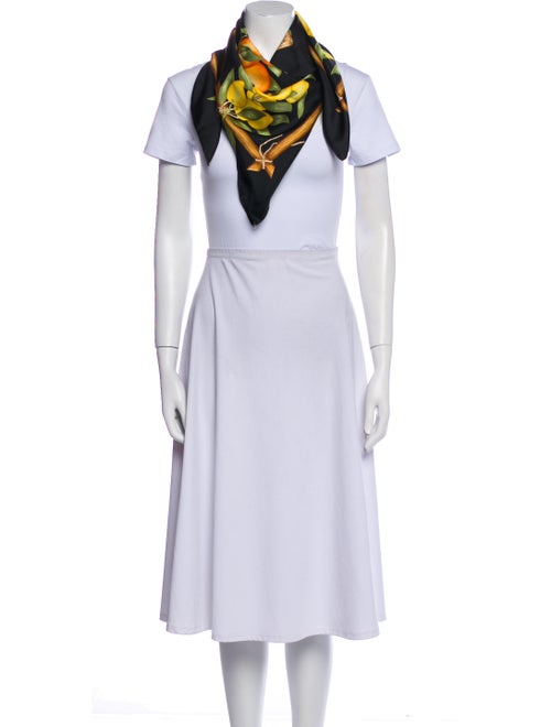 Hermès Oranges Et Citrons Silk Scarf