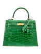 Hermès Shiny Alligator Kelly II Sellier 25