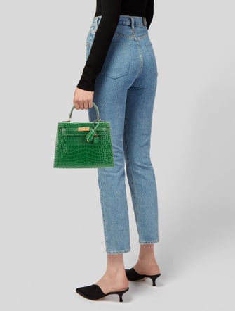 Hermès Shiny Alligator Kelly II Sellier 25