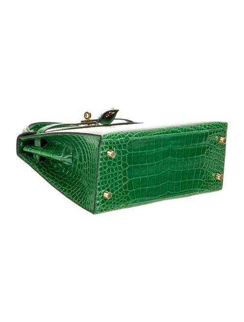 Hermès Shiny Alligator Kelly II Sellier 25