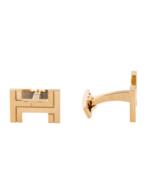 Hermès H au Carre Cufflinks