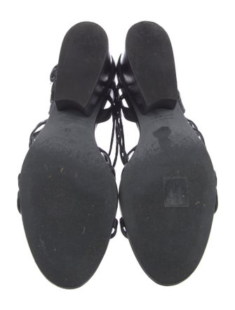 Hermès Romanza Chaîne d'Ancre Insignia Slingback Sandals