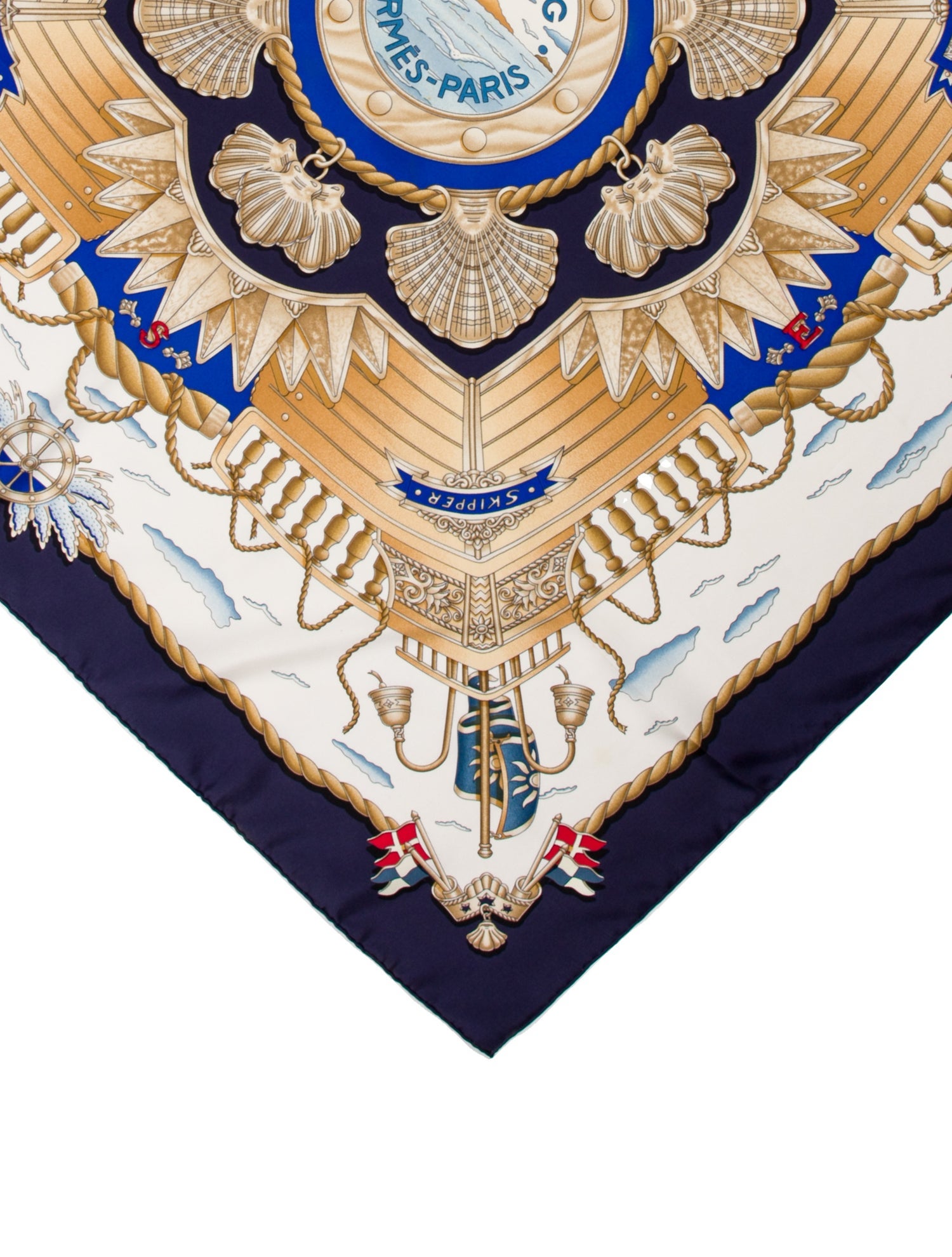 Hermès Railing Silk Scarf