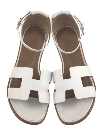 Hermès Santorini H Logo Gladiator Sandals