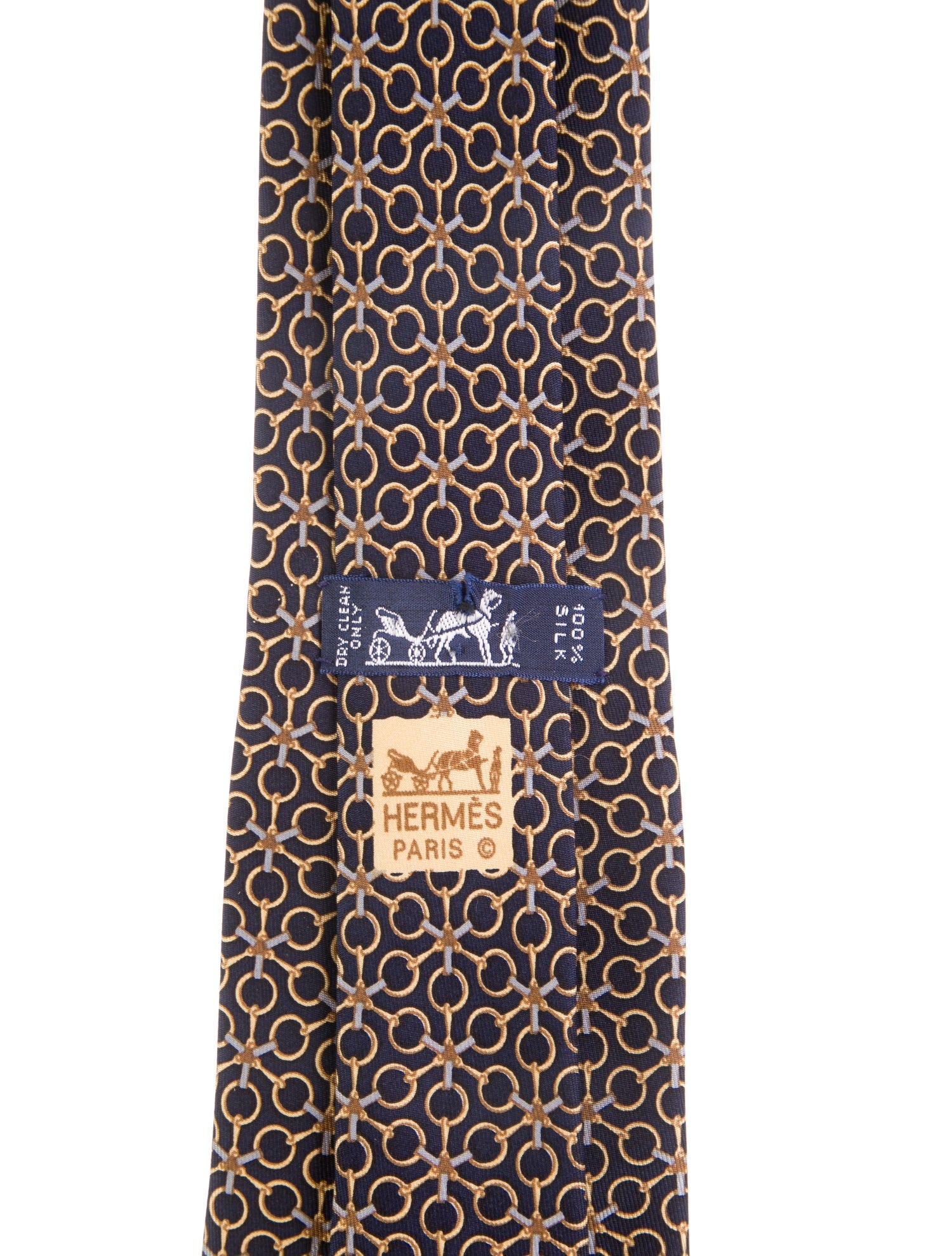 Hermès Silk Patterned Tie