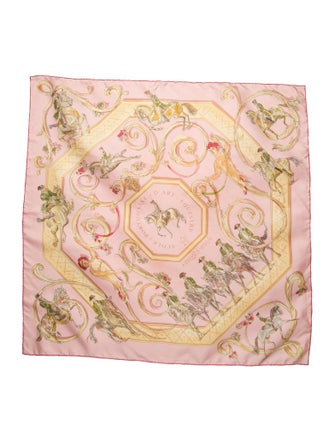 Hermès Ecole Portugaise d'Art Equestre Silk Scarf