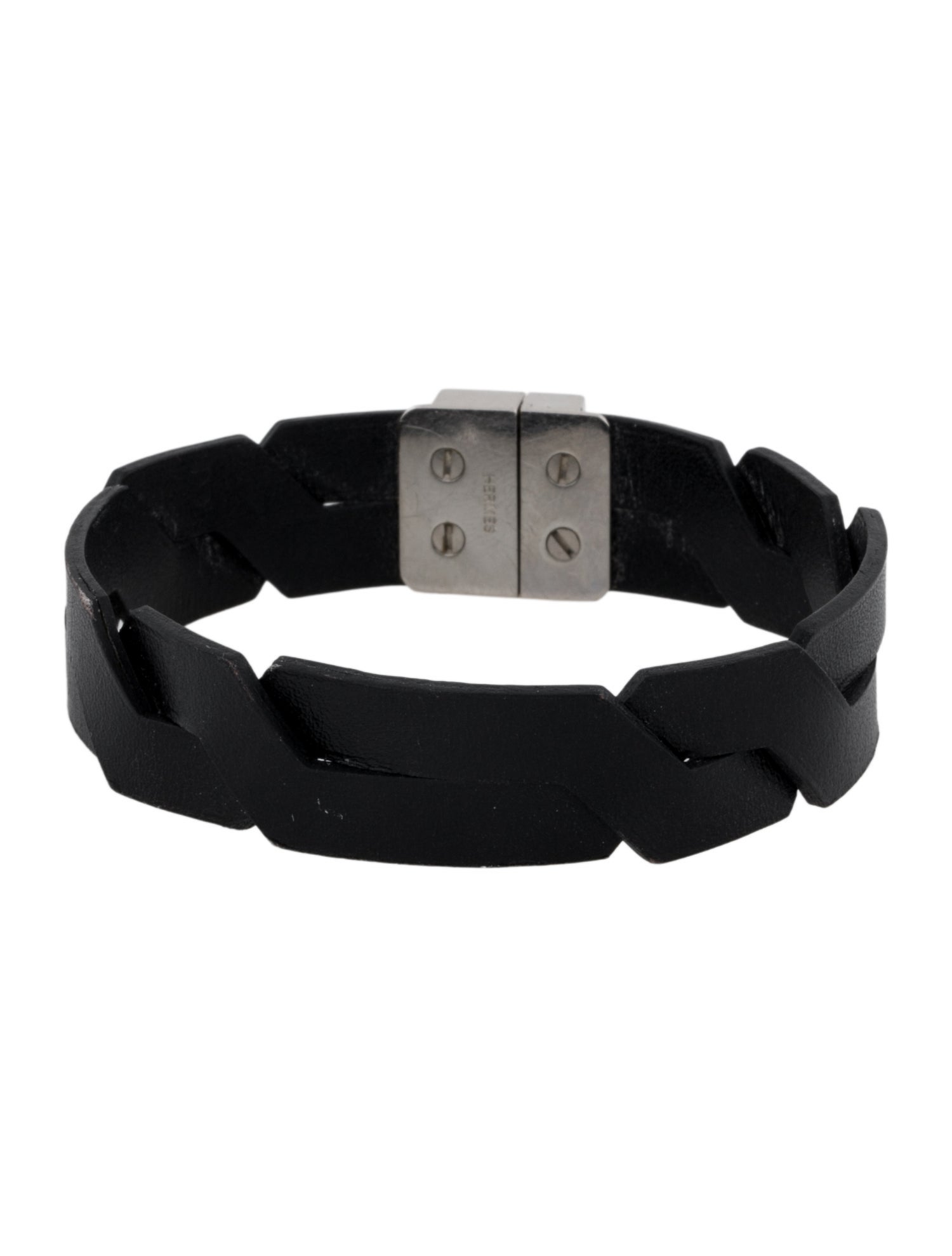 Hermès Leather Woven Wrap Bracelet