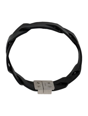 Hermès Leather Woven Wrap Bracelet