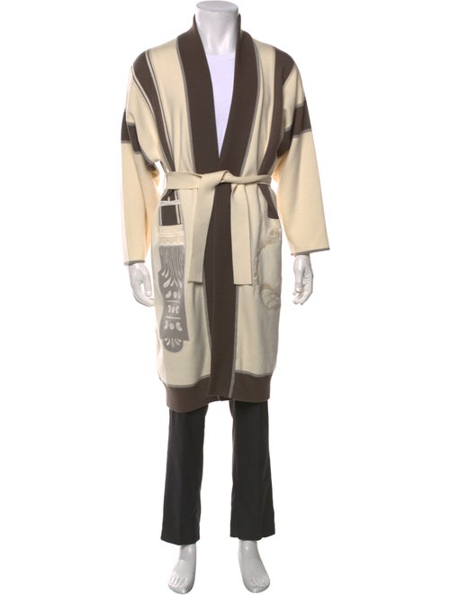 Hermès Wool Open Front Cardigan