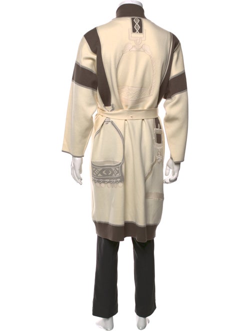 Hermès Wool Open Front Cardigan