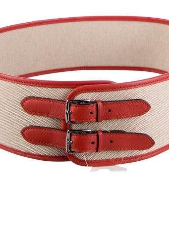 Hermès 2011 Toile H Canvas Etrivière Belt