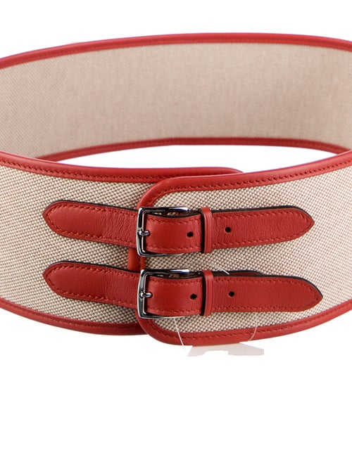 Hermès 2011 Toile H Canvas Etrivière Belt