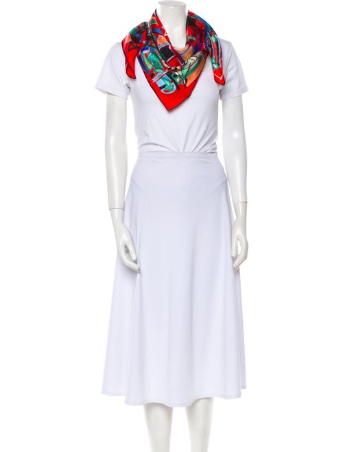 Hermès Modernisme Tropical Silk Scarf