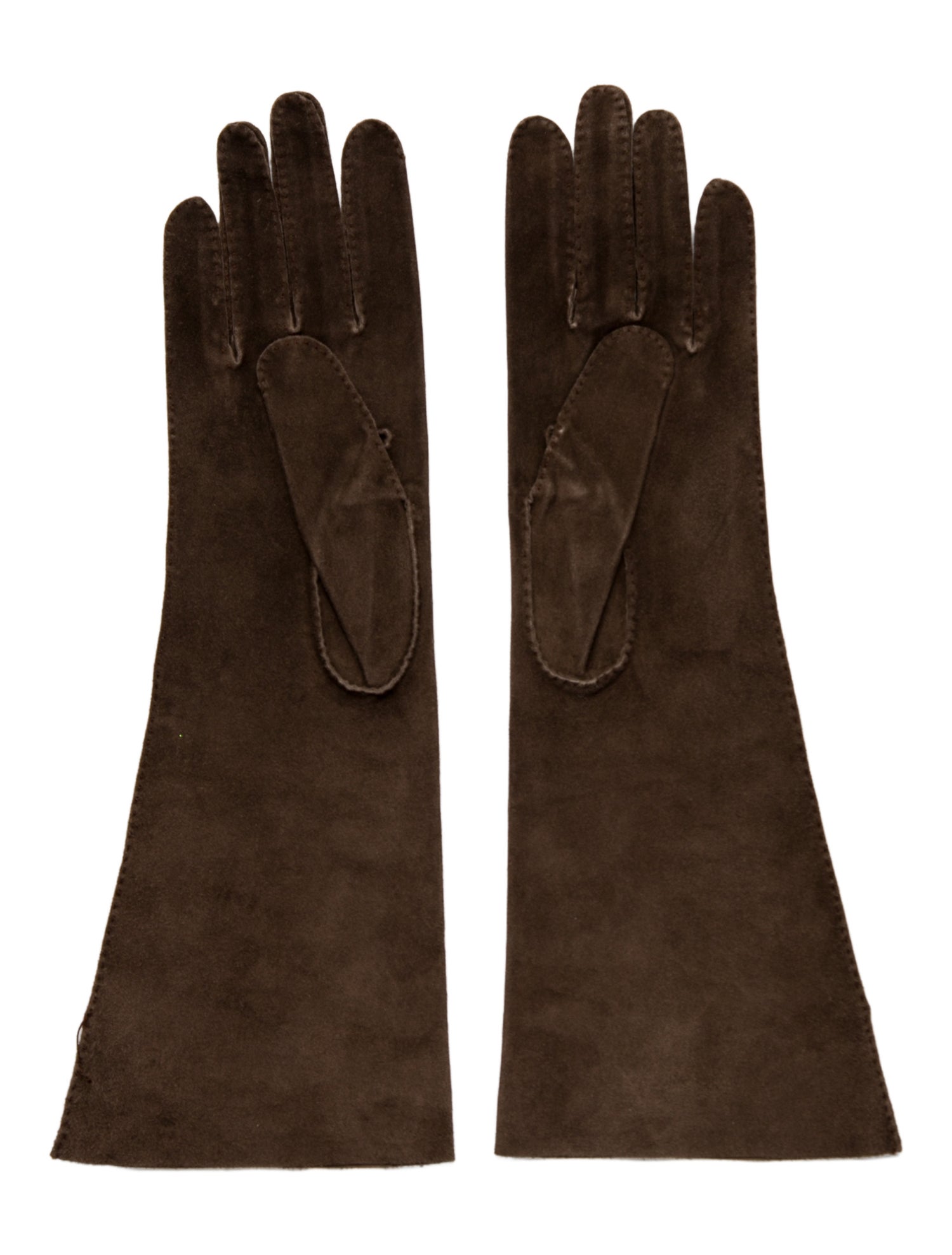 Hermès Vintage Lambskin Suede Gloves