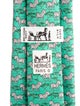 Hermès Pattern Print Silk Tie