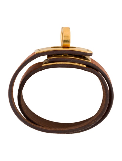 Hermès Leather Kelly Double Tour Wrap Bracelet