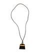 Hermès Leather Mon Petit Kelly Pendant Necklace