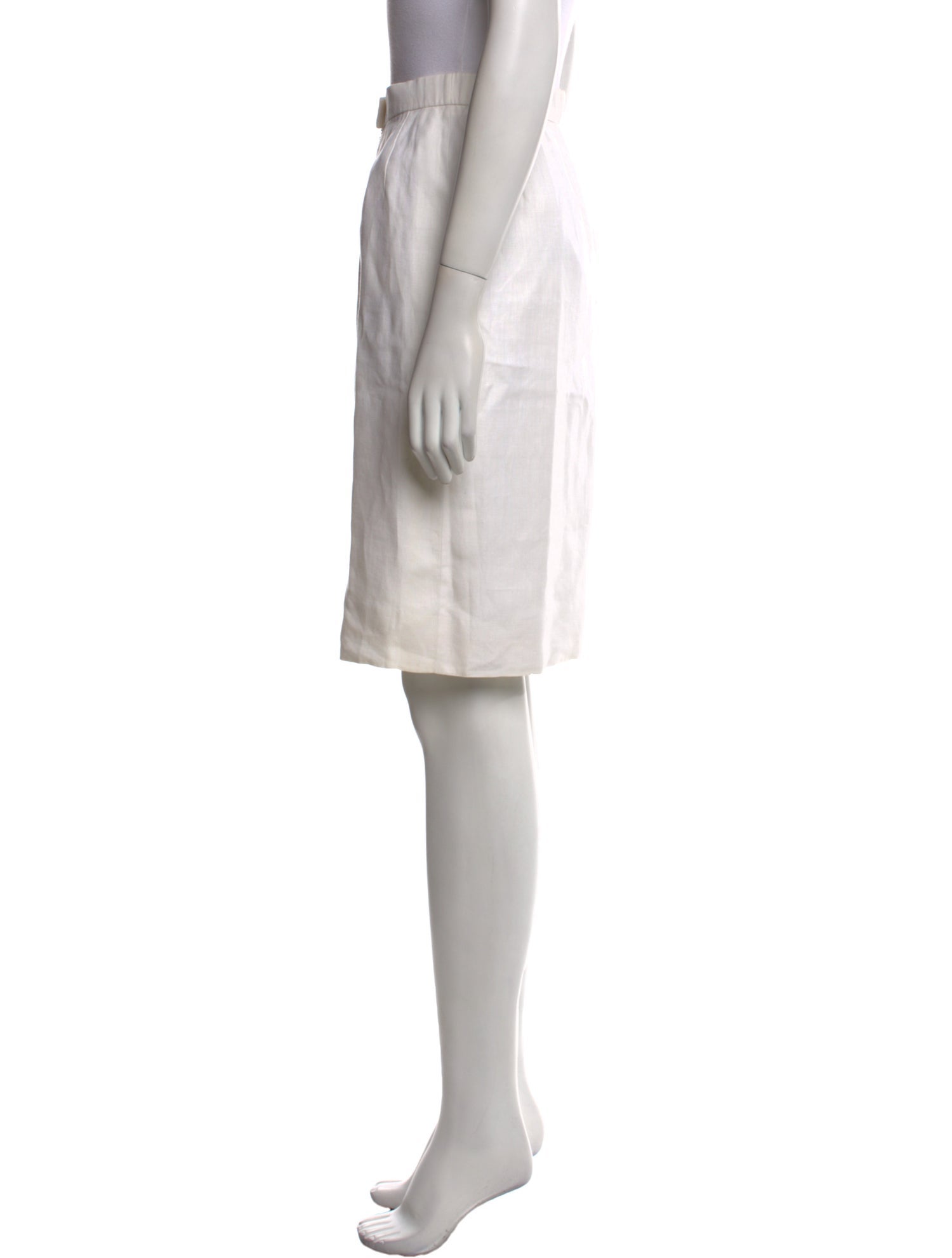 Hermès Linen Knee-Length Skirt