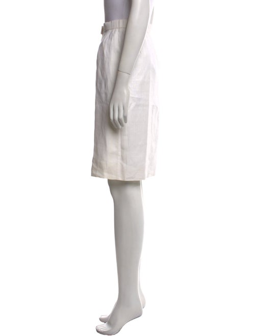 Hermès Linen Knee-Length Skirt