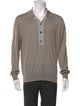 Hermès Cashmere Mock Neck Polo Sweater