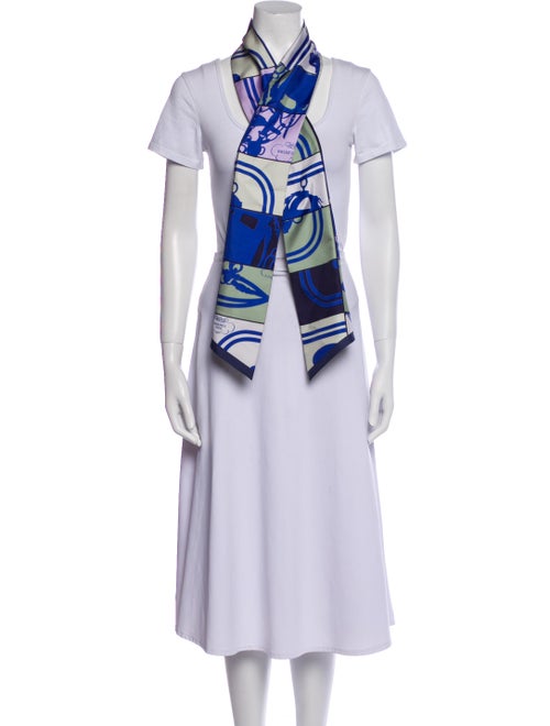 Hermès Brides de Gala En Desordre Maxi Silk Twilly Scarf