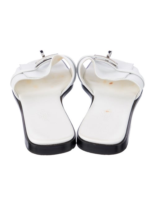 Hermès Giulia Leather Slides