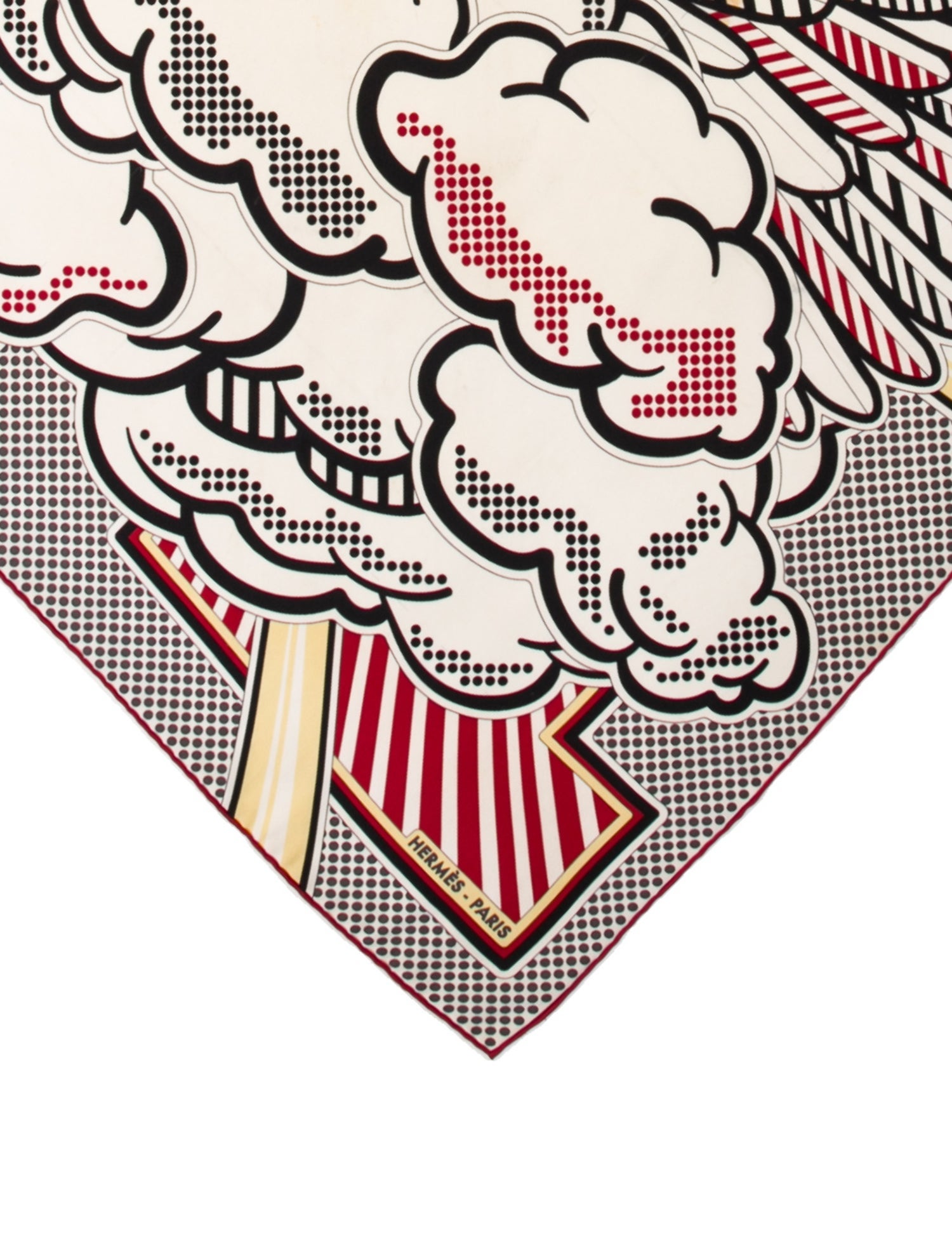 Hermès Pégase Pop Silk Twilly Scarf