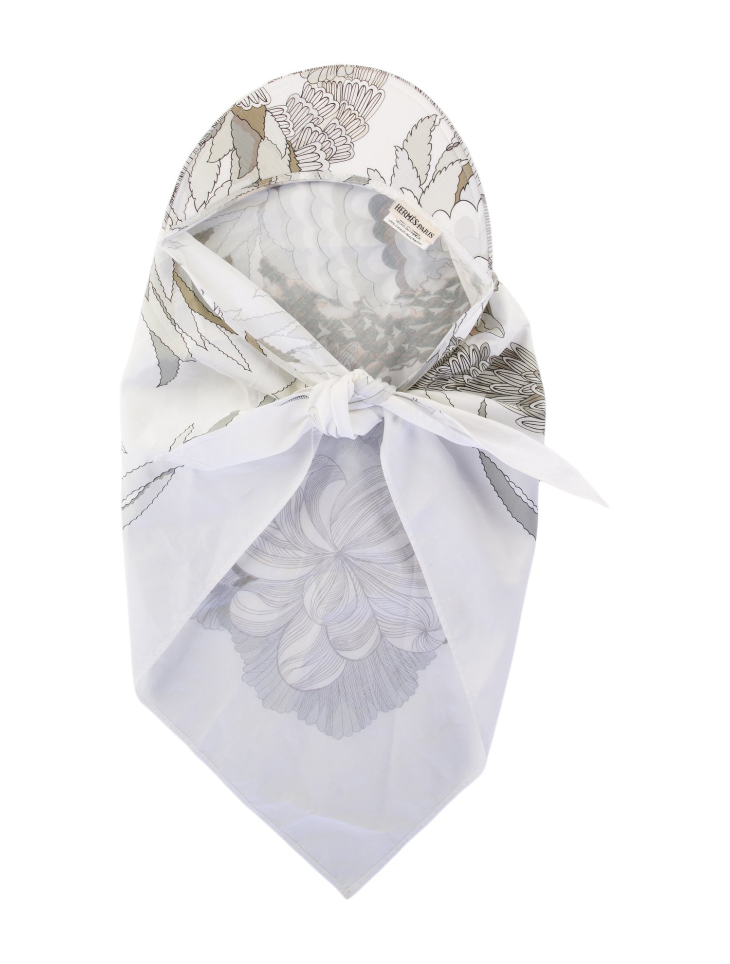 Hermès Floral Wrap Cap