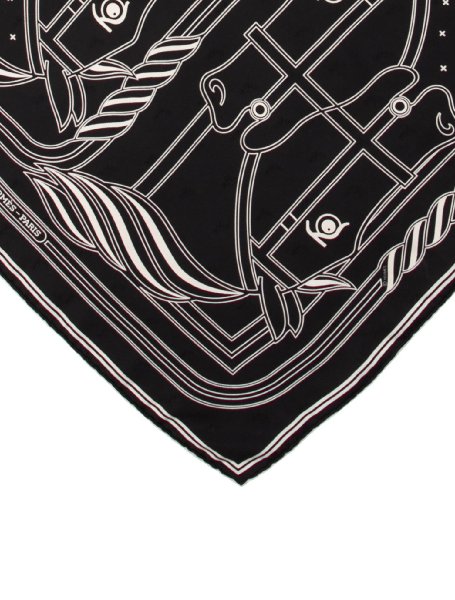 Hermès Quadrige Jacquard Silk Scarf