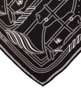 Hermès Quadrige Jacquard Silk Scarf