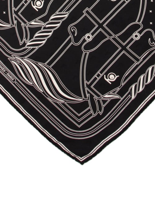 Hermès Quadrige Jacquard Silk Scarf