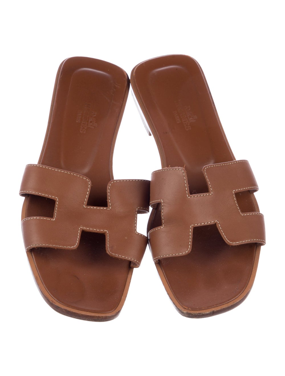 Hermès Oran Slides From the 2023 Collection Brown… - image 3