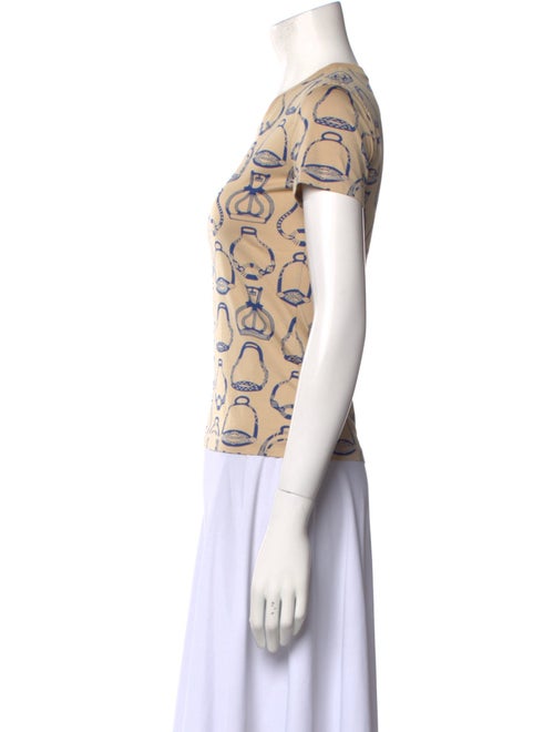 Hermès Printed Crew Neck T-Shirt