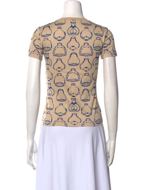Hermès Printed Crew Neck T-Shirt