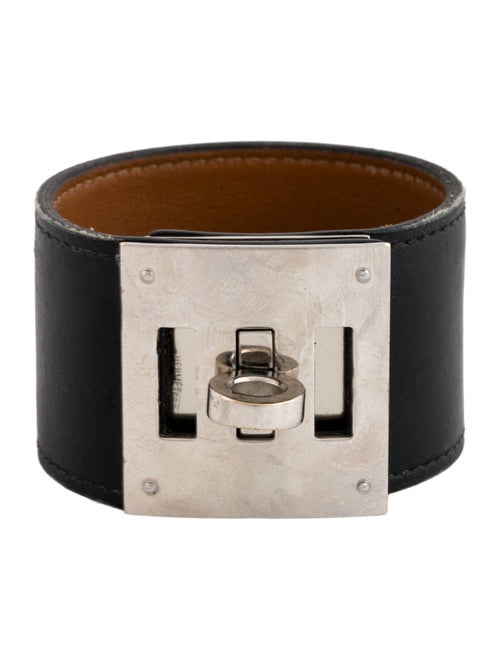 Hermès Leather Kelly Dog Wrap Bracelet