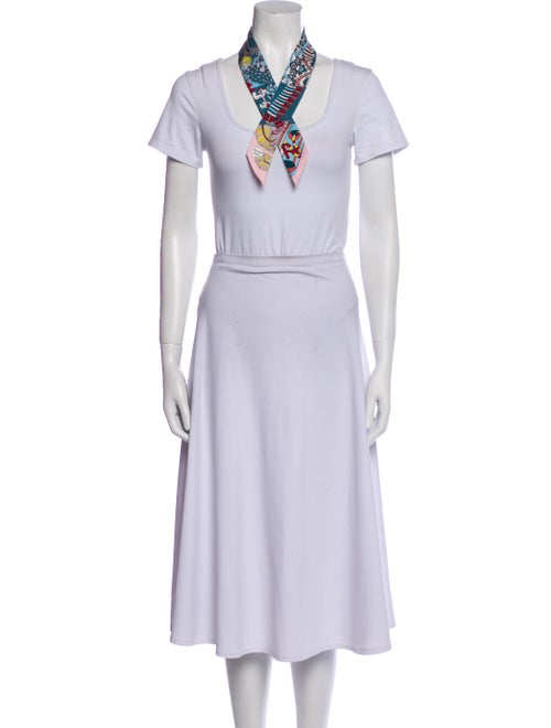 Hermès De l'Ombrelle aux Duels Silk Twilly Scarf