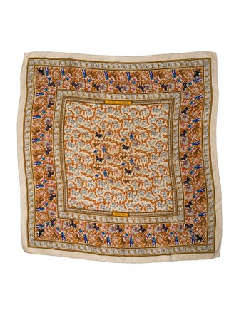 Hermès Chasse En Inde Silk Scarf
