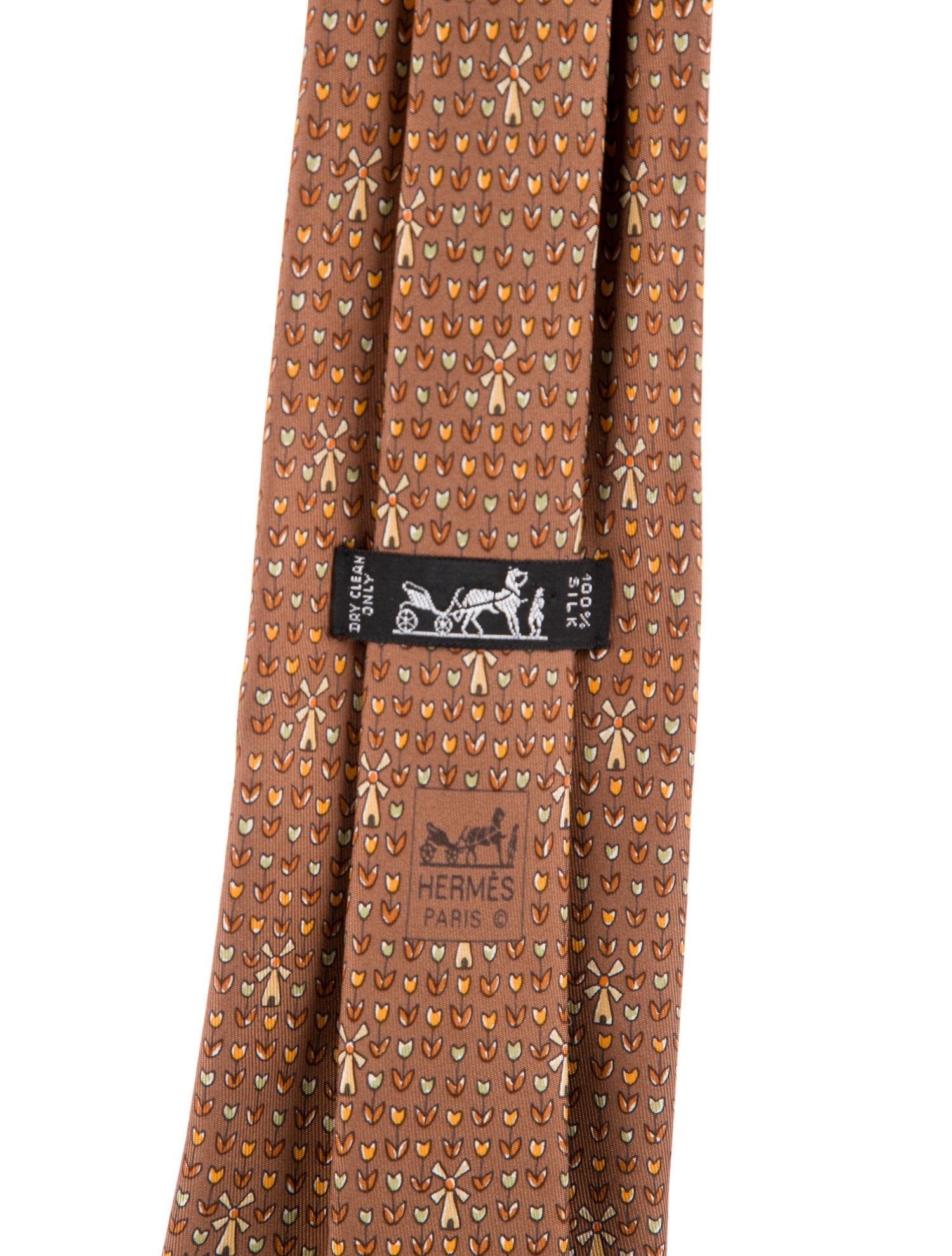 Hermès Silk Patterned Tie