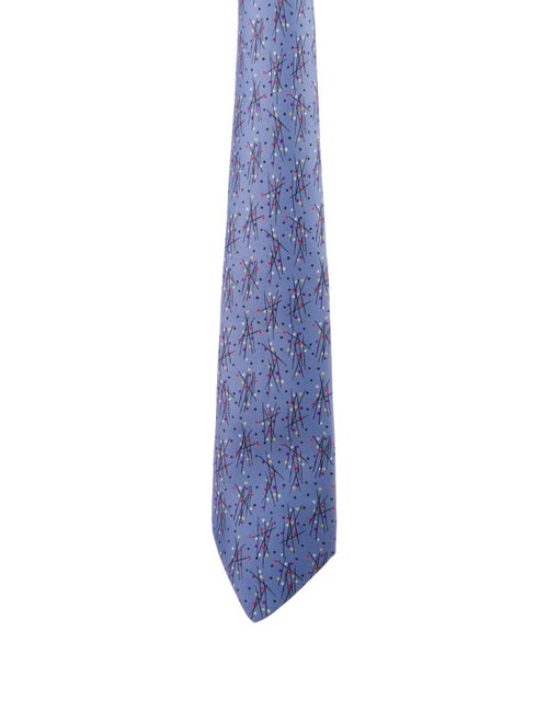 Hermès Silk Patterned Tie