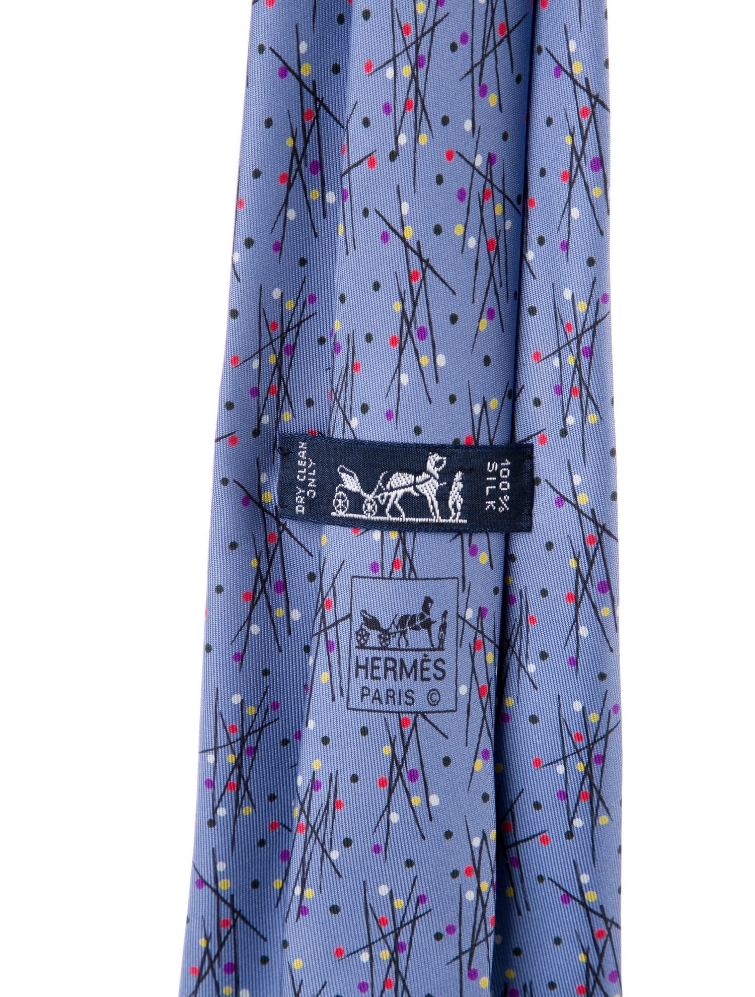 Hermès Silk Patterned Tie