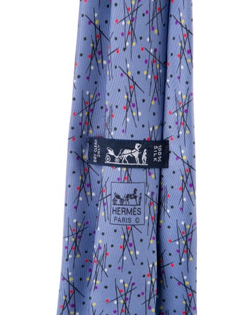 Hermès Silk Patterned Tie