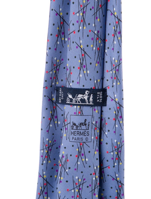 Hermès Silk Patterned Tie