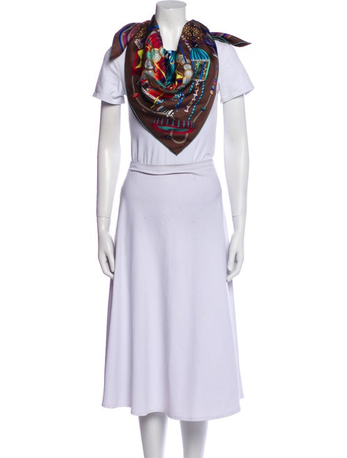 Hermès Le Laboratoire du Temps Silk Scarf