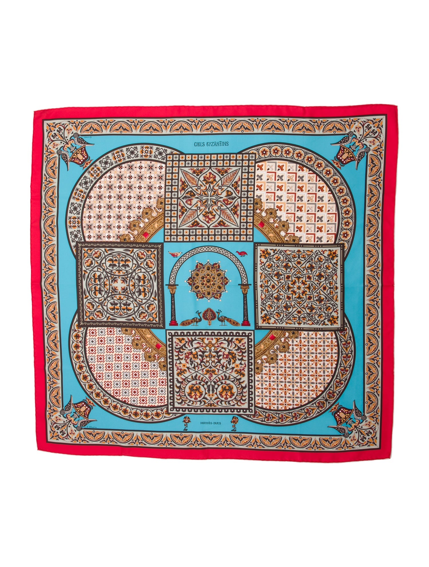 Hermès Ciels Byzantins Silk Scarf
