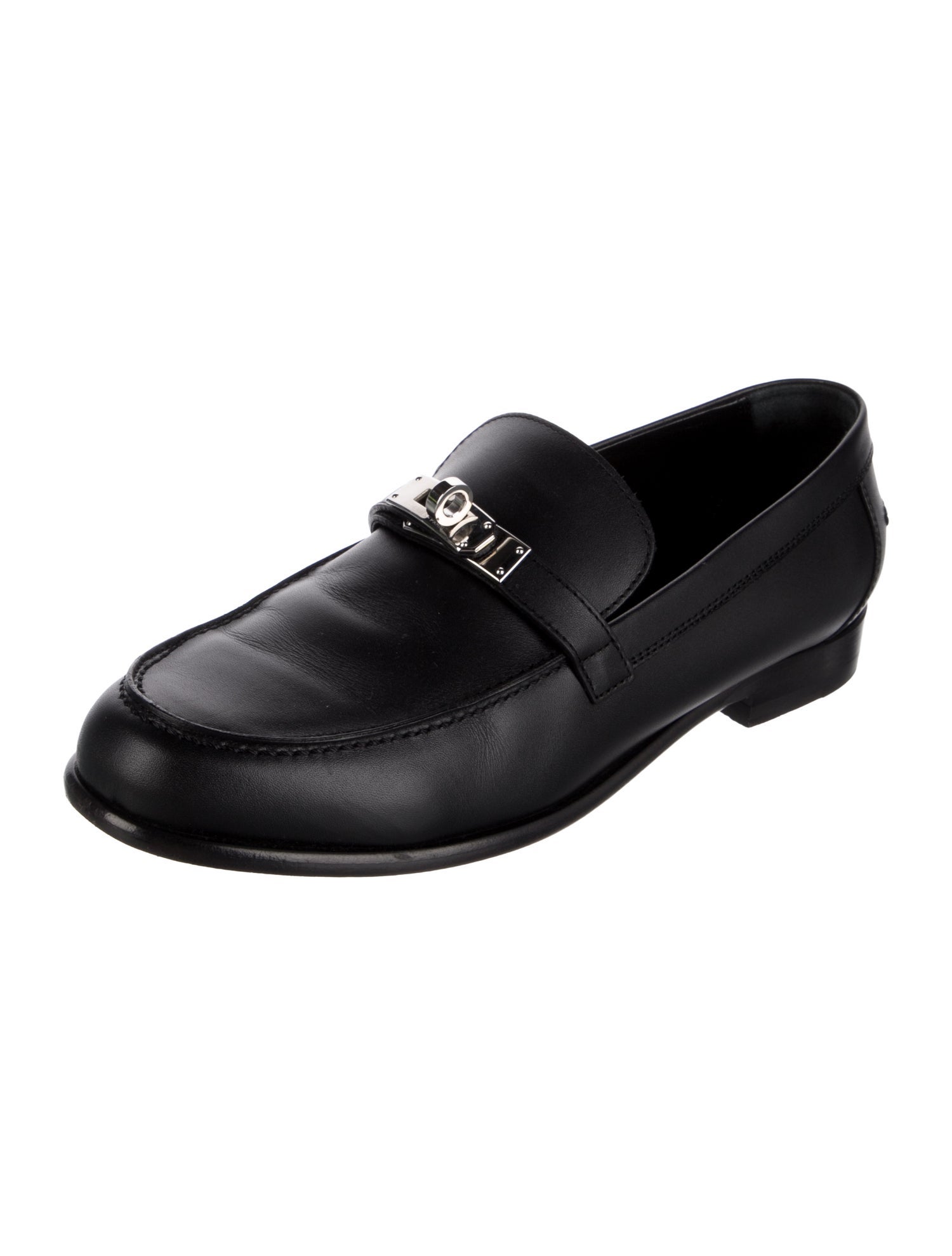 Hermès Destin Leather Loafers