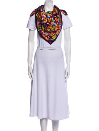 Hermès Voyage en Hermès Silk Scarf