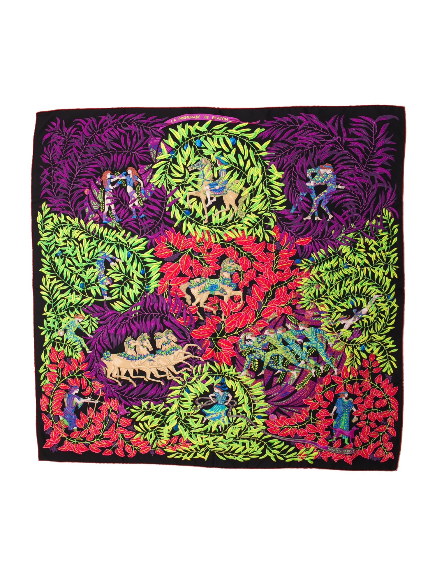 Hermès Le Promenade de Platon Silk Scarf