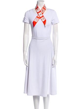 Hermès Jeu de Cartes Silk Twilly Scarf