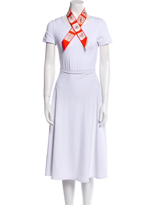 Hermès Jeu de Cartes Silk Twilly Scarf