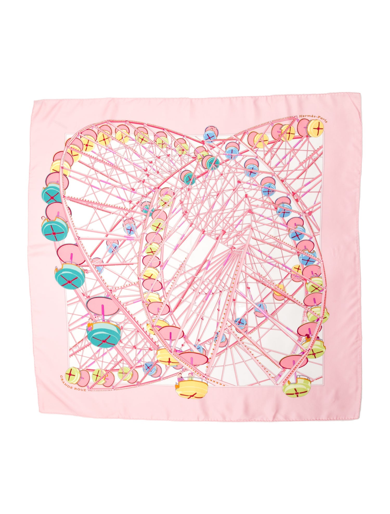 Hermès Grande Roue Silk Scarf